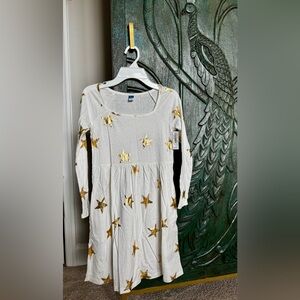 Old Navy Kids Casual Dress with Gold Stars